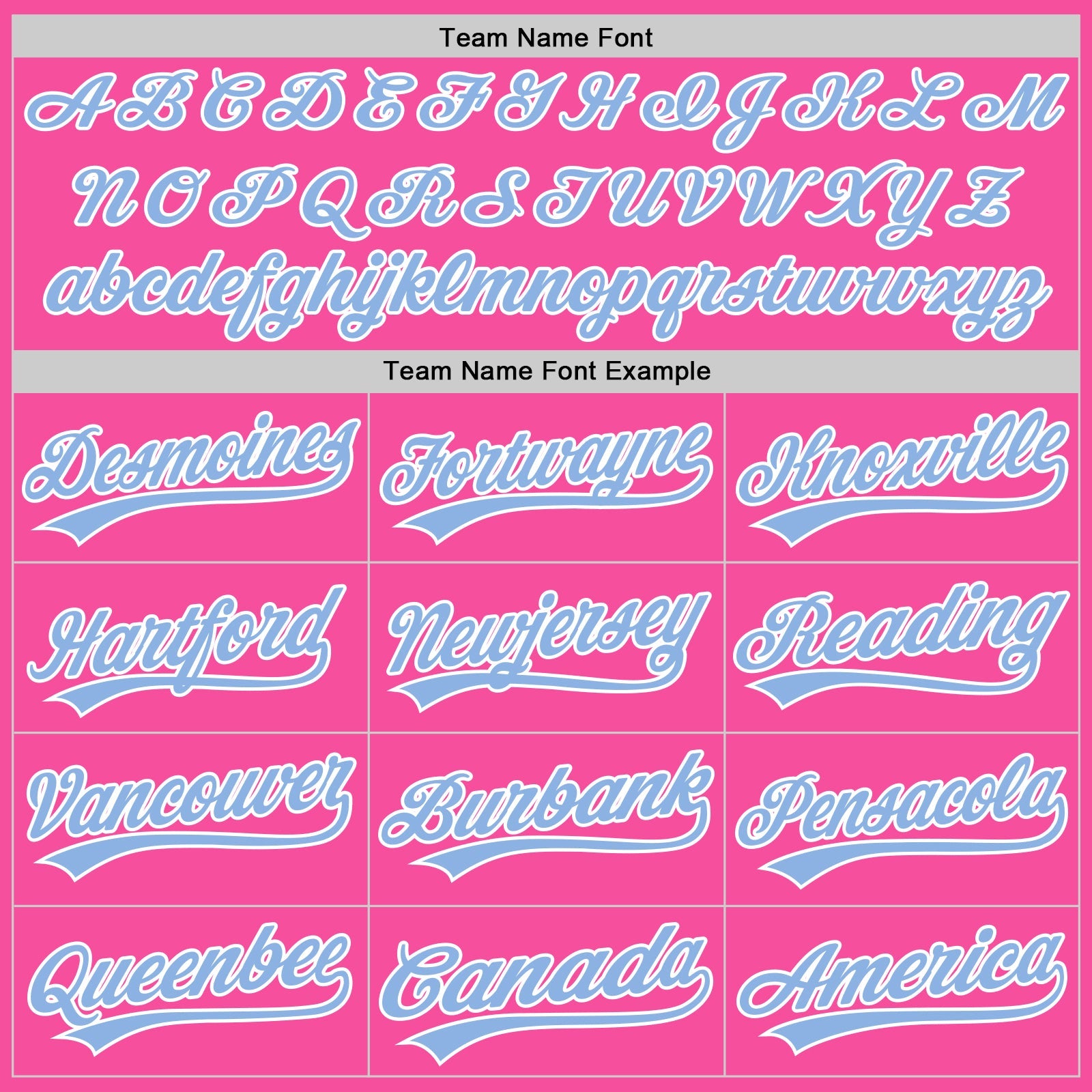 Custom Pink Light Blue-White Authentic Split Fashion Baseball Jersey - Sky-Custom
