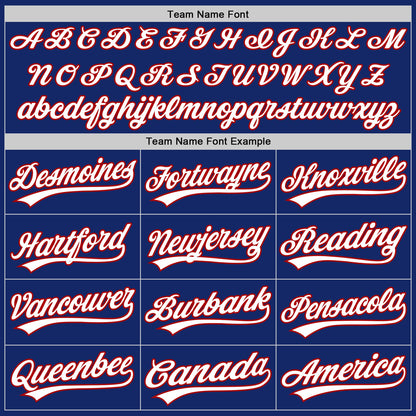 Custom Royal White-Red Authentic Split Fashion Baseball Jersey - Sky-Custom