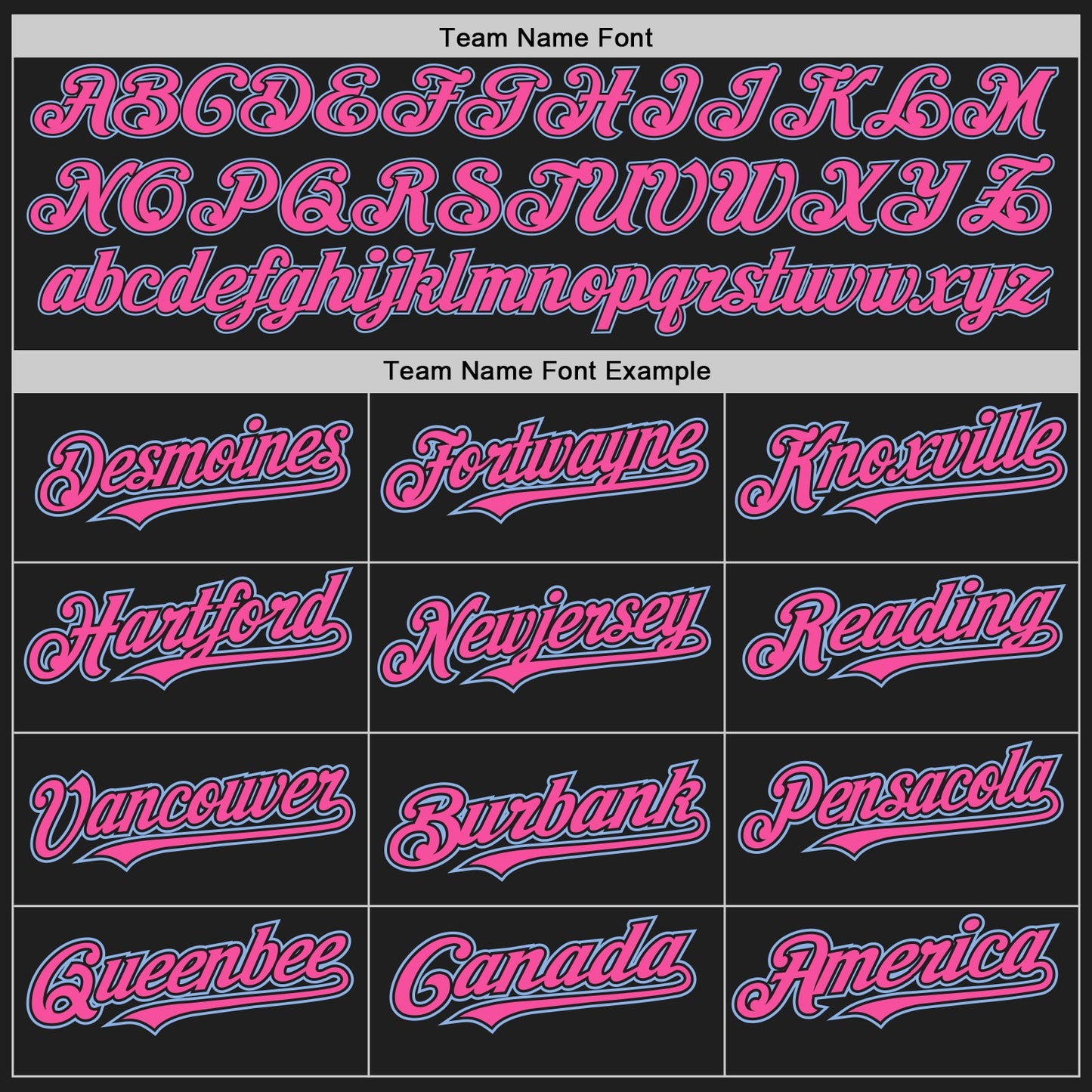 Custom Black Light Blue-Pink Pinstripe Authentic Split Fashion Baseball Jersey - Sky-Custom