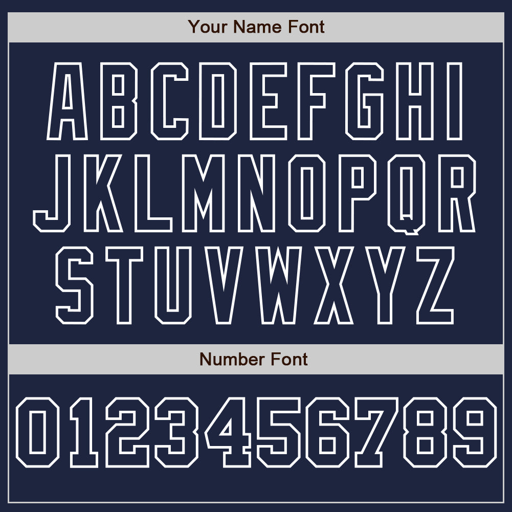Custom Navy White-Navy Pinstripe Authentic Split Fashion Baseball Jersey - Sky-Custom