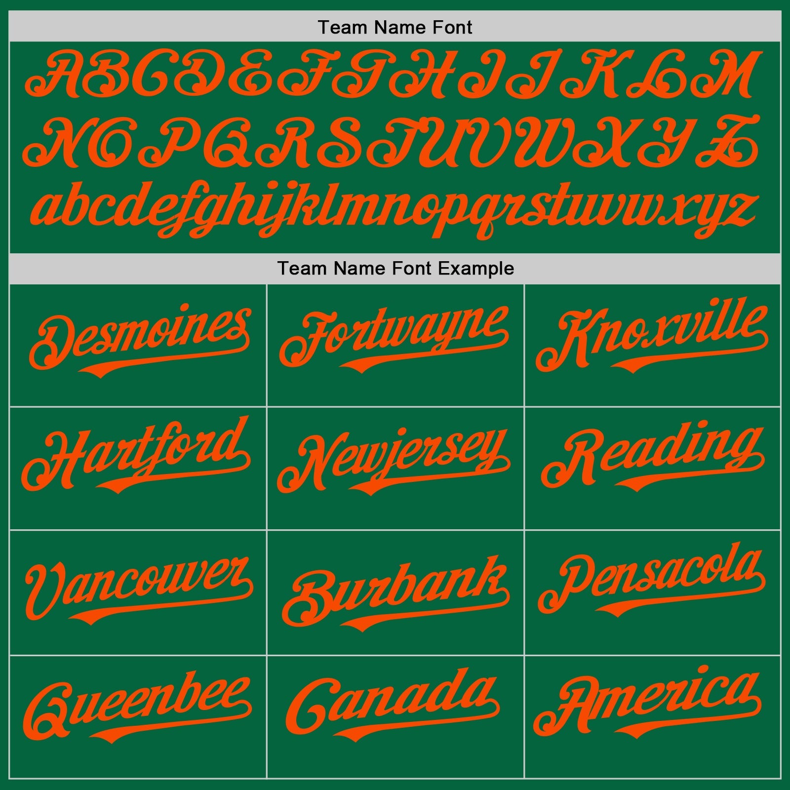 Custom Kelly Green White-Orange Pinstripe Authentic Split Fashion Baseball Jersey - Sky-Custom