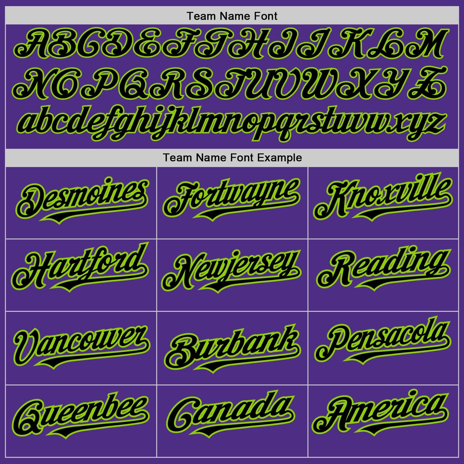 Custom Purple Neon Green-Black Pinstripe Authentic Split Fashion Baseball Jersey - Sky-Custom