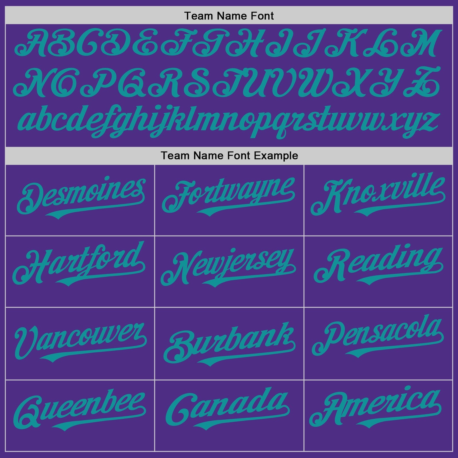 Custom Purple White-Teal Pinstripe Authentic Split Fashion Baseball Jersey - Sky-Custom