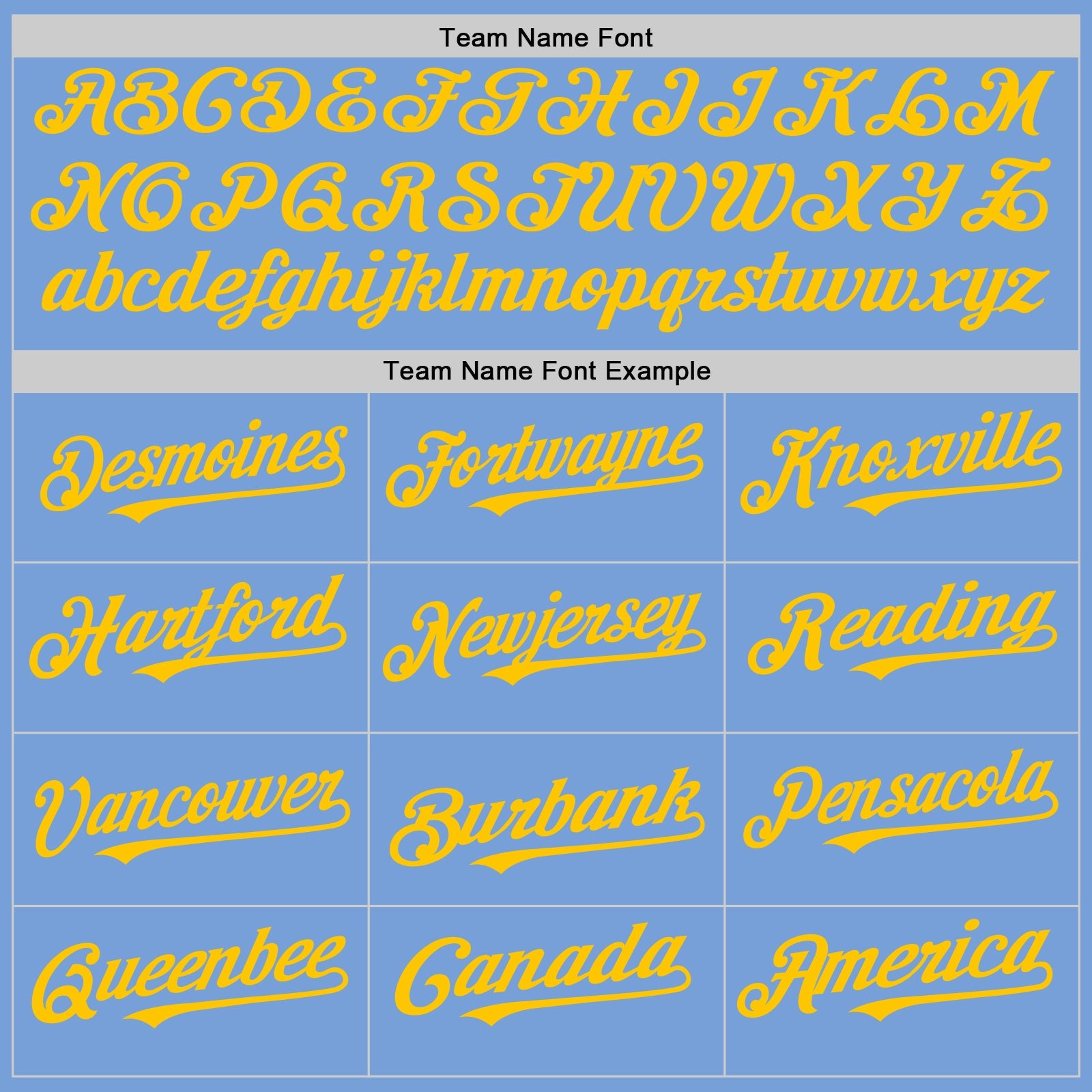 Custom Light Blue White-Yellow Pinstripe Authentic Split Fashion Baseball Jersey - Sky-Custom