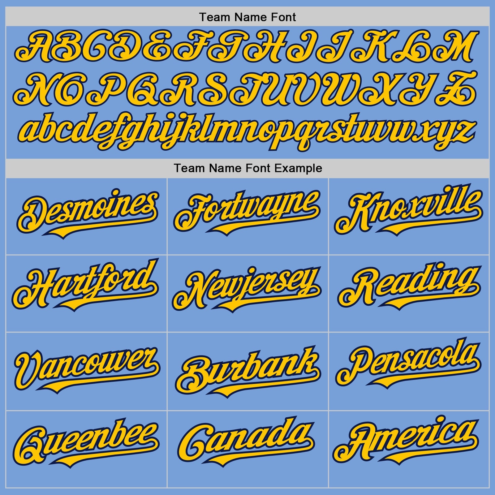 Custom Light Blue Yellow-Navy Pinstripe Authentic Split Fashion Baseball Jersey - Sky-Custom