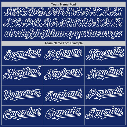 Custom Royal White-Royal Pinstripe Authentic Split Fashion Baseball Jersey - Sky-Custom