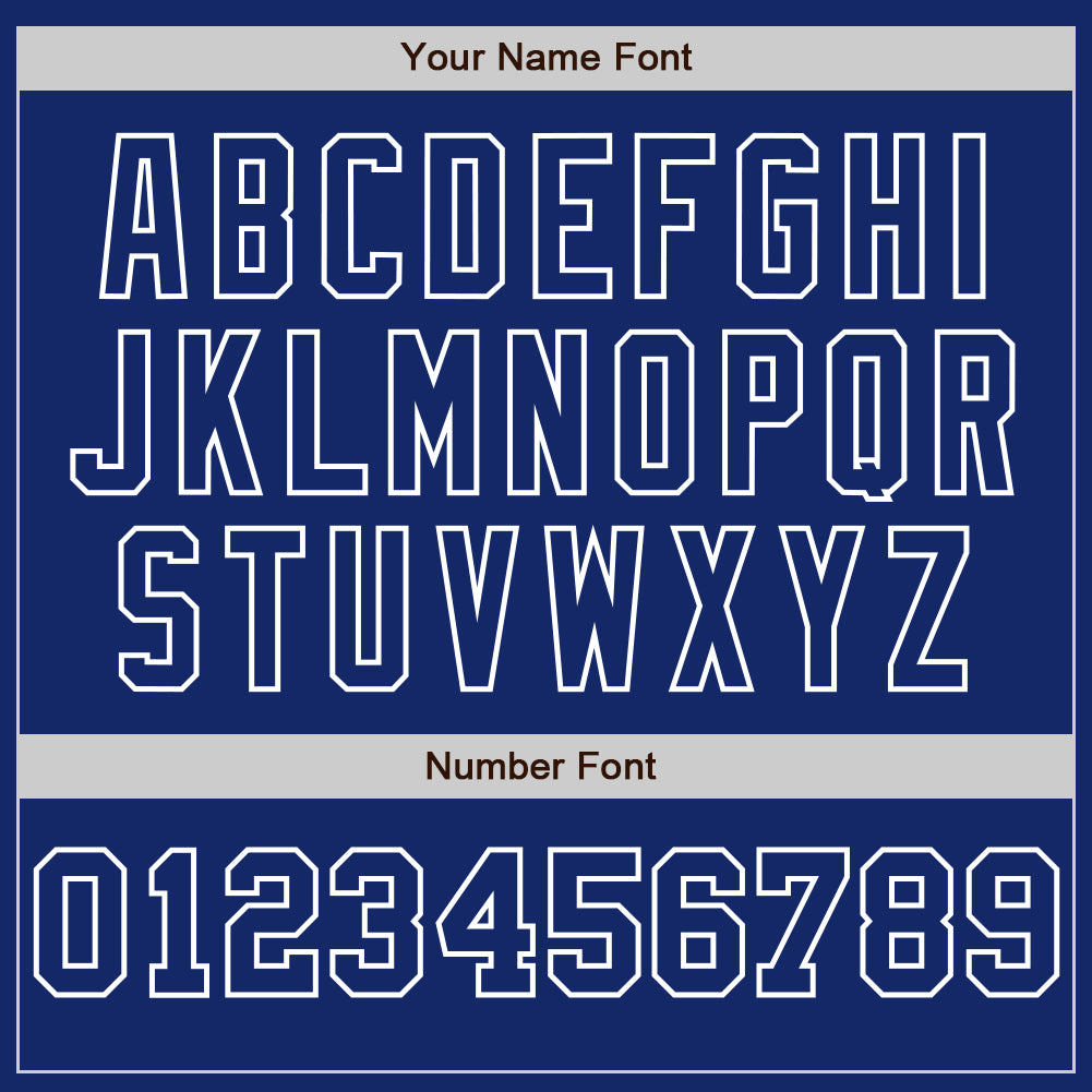Custom Royal White-Royal Pinstripe Authentic Split Fashion Baseball Jersey - Sky-Custom