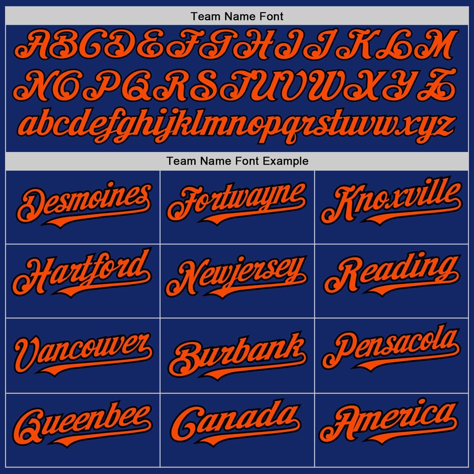 Custom Royal Black-Orange Pinstripe Authentic Split Fashion Baseball Jersey - Sky-Custom