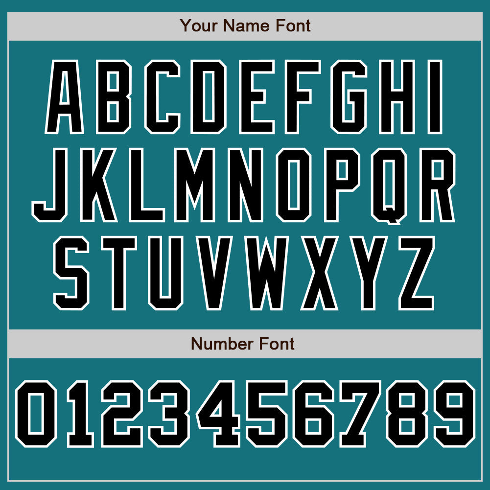 Custom Teal White-Black Pinstripe Authentic Split Fashion Baseball Jersey - Sky-Custom