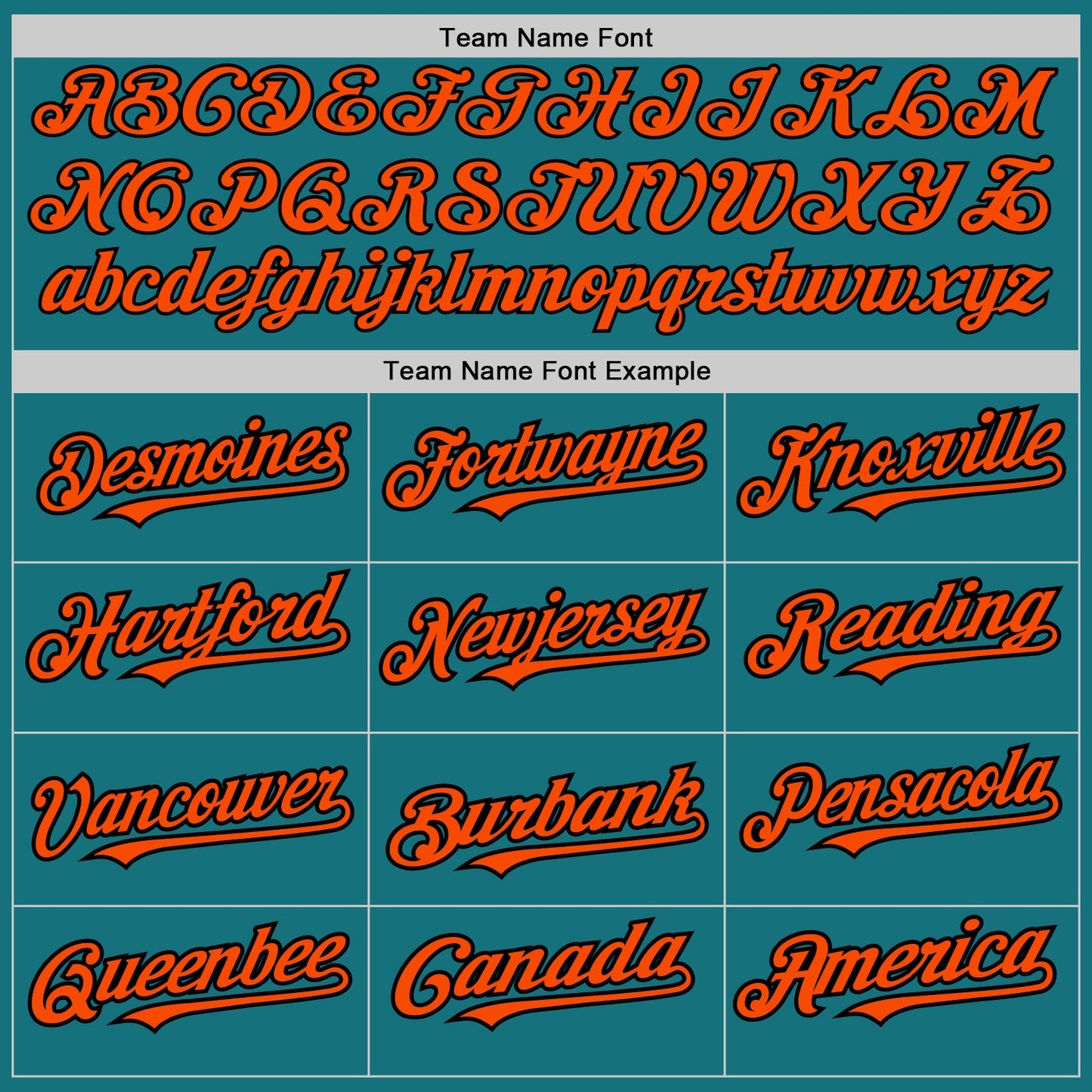 Custom Teal Orange-Black Pinstripe Authentic Split Fashion Baseball Jersey - Sky-Custom