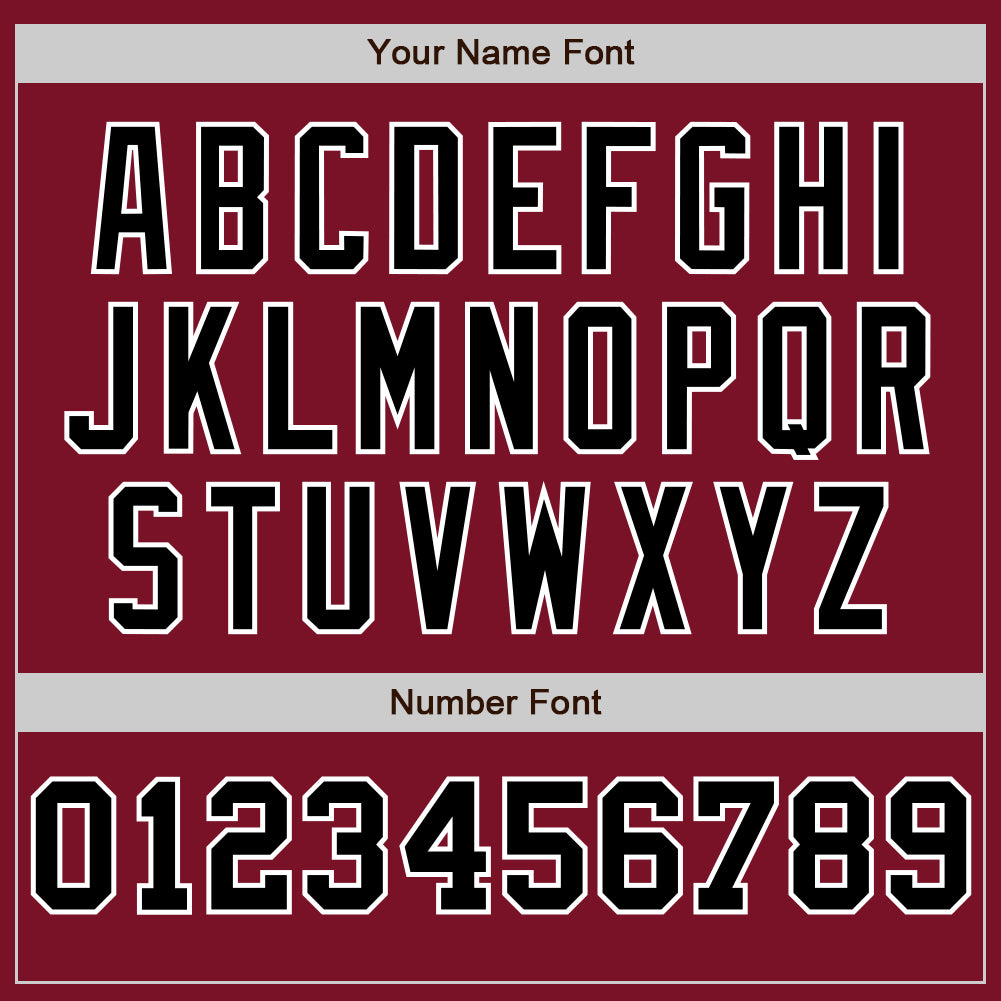 Custom Crimson White-Black Pinstripe Authentic Split Fashion Baseball Jersey - Sky-Custom