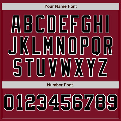 Custom Crimson White-Black Pinstripe Authentic Split Fashion Baseball Jersey - Sky-Custom