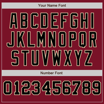 Custom Crimson Cream-Black Pinstripe Authentic Split Fashion Baseball Jersey - Sky-Custom