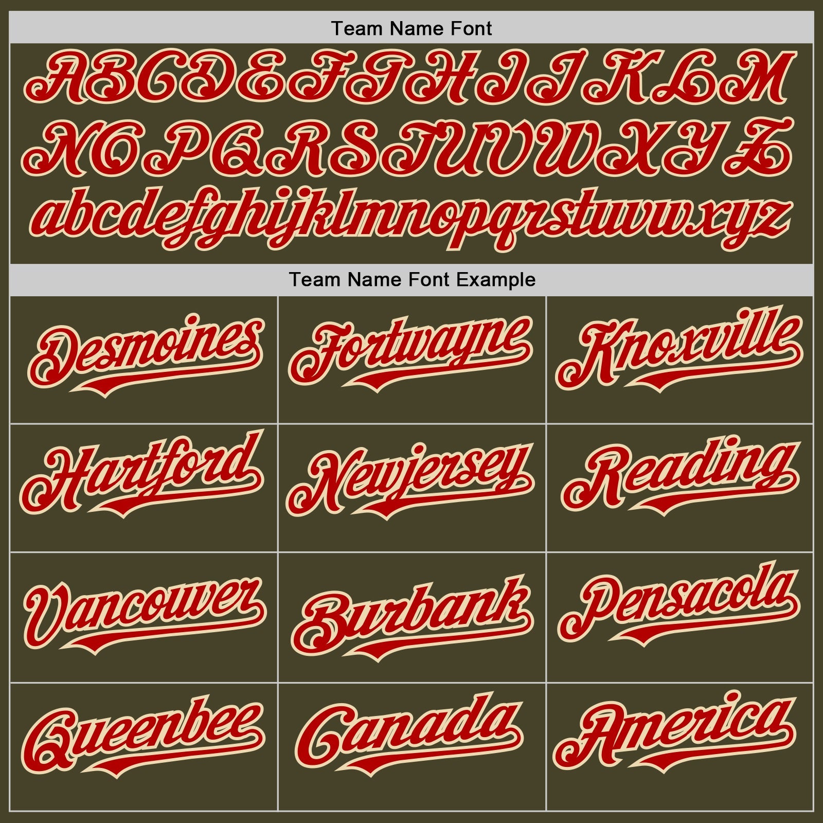 Custom Olive Cream-Red Pinstripe Authentic Split Fashion Salute To Service Baseball Jersey - Sky-Custom