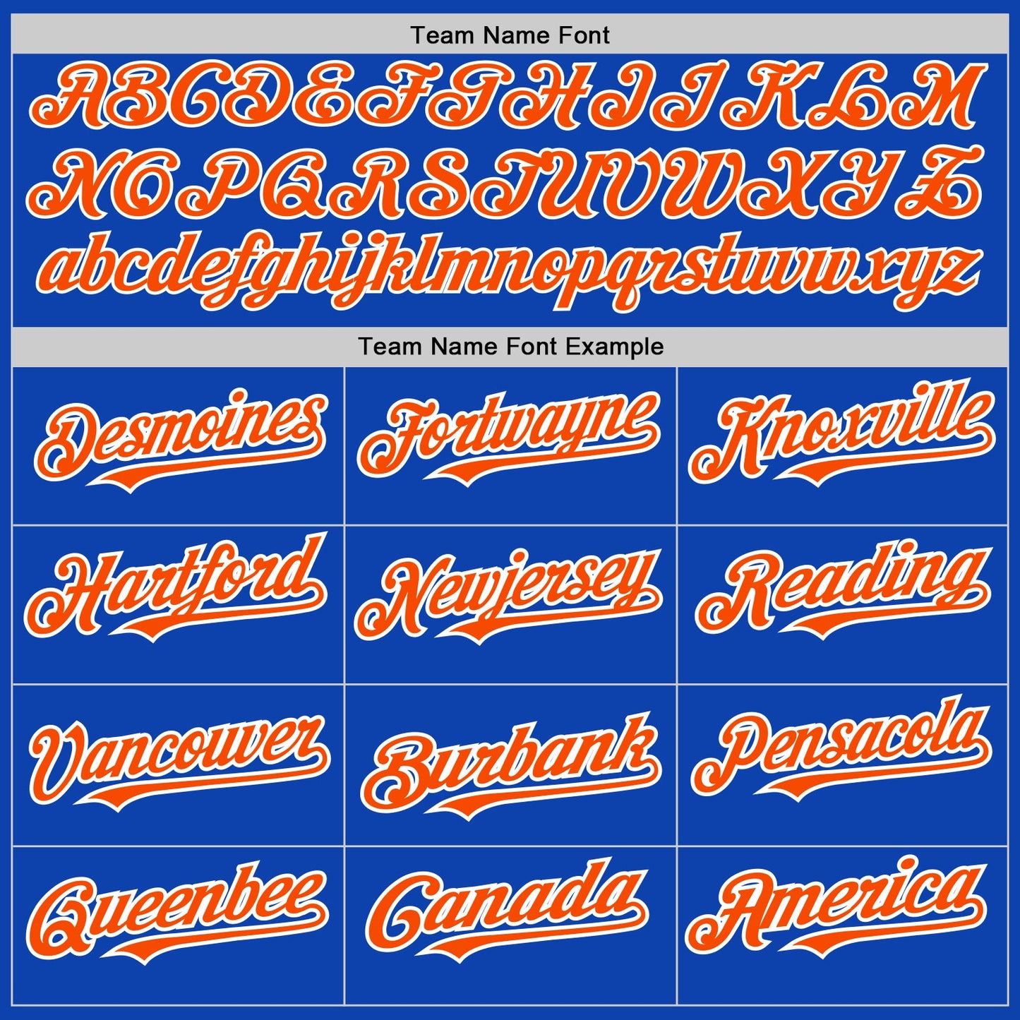 Custom Thunder Blue White-Orange Pinstripe Authentic Split Fashion Baseball Jersey - Sky-Custom