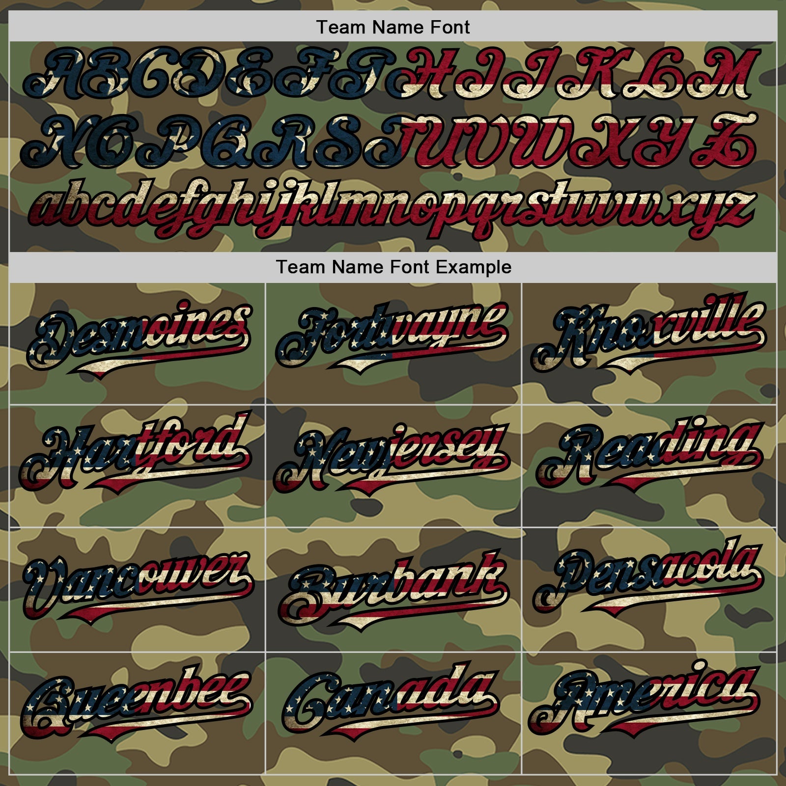 Custom Camo Vintage USA Flag Cream-Black Pinstripe Authentic Split Fashion Salute To Service Baseball Jersey - Sky-Custom