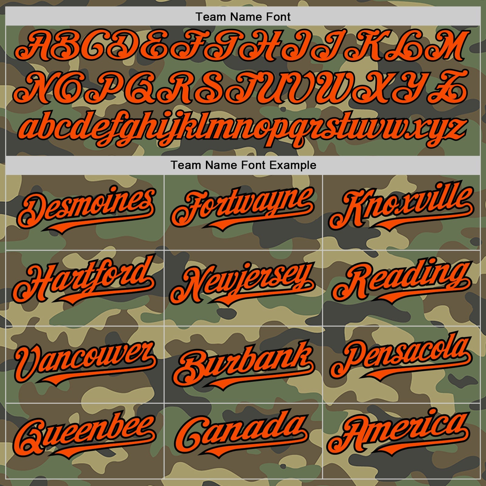 Custom Camo Orange Cream-Black Pinstripe Authentic Split Fashion Salute To Service Baseball Jersey - Sky-Custom