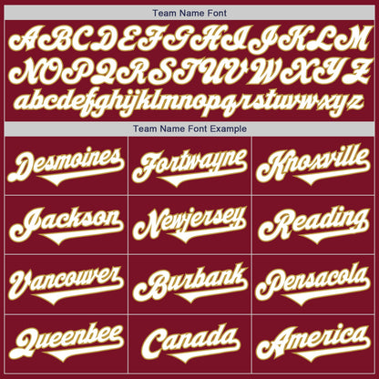 Custom Crimson Black-Old Gold Authentic Split Fashion Baseball Jersey - Sky-Custom