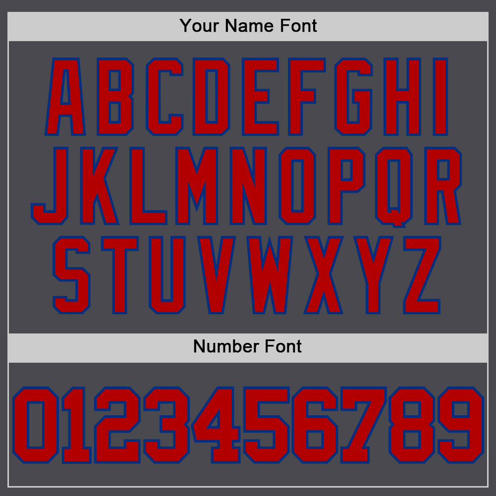 Custom Steel Gray Red-Royal Authentic Basketball Jersey - Sky-Custom