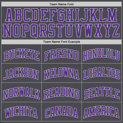 Custom Steel Gray Purple-Gray Authentic Basketball Jersey - Sky-Custom