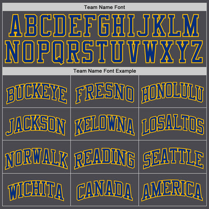 Custom Steel Gray Royal-Gold Authentic Basketball Jersey - Sky-Custom