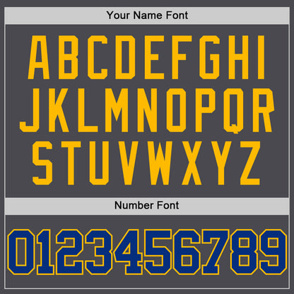 Custom Steel Gray Royal-Gold Authentic Basketball Jersey - Sky-Custom