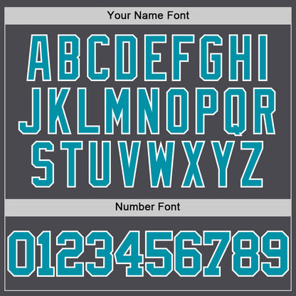 Custom Steel Gray Teal-White Authentic Basketball Jersey - Sky-Custom