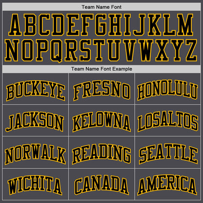 Custom Steel Gray Black-Gold Authentic Basketball Jersey - Sky-Custom
