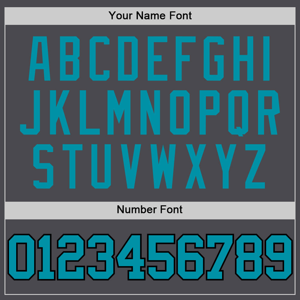 Custom Steel Gray Teal-Black Authentic Basketball Jersey - Sky-Custom