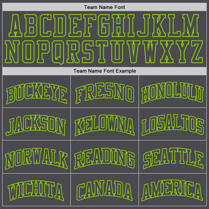 Custom Steel Gray Neon Green Authentic Basketball Jersey - Sky-Custom