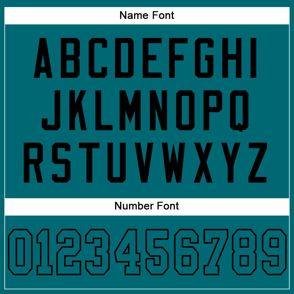 Custom Teal Teal-Black Mesh Authentic Football Jersey - Sky-Custom