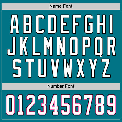 Custom Teal White-Black Hockey Jersey - Sky-Custom