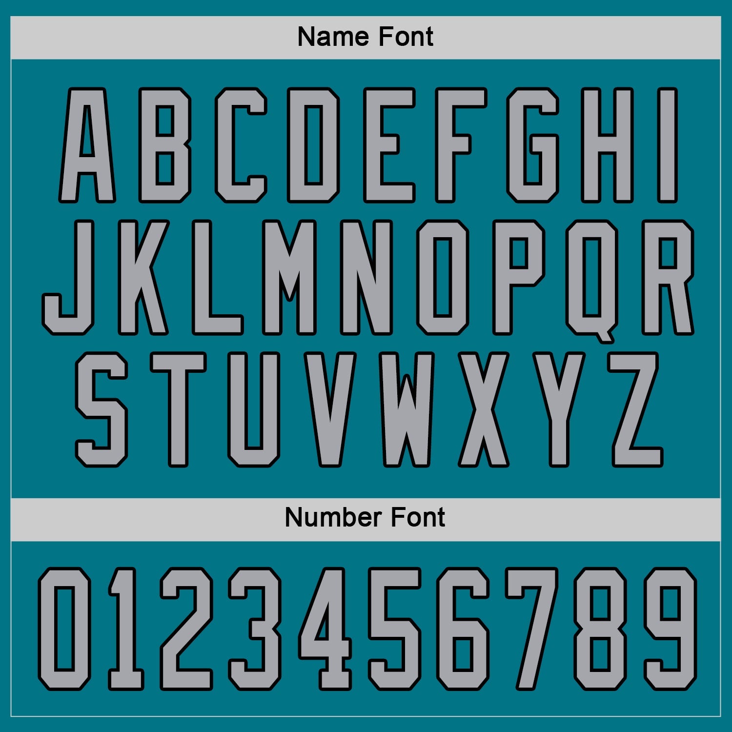 Custom Teal Gray-Black Hockey Jersey - Sky-Custom