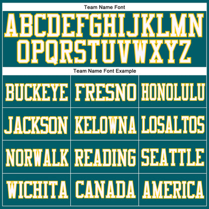 Custom Teal White-Gold Mesh Authentic Football Jersey - Sky-Custom