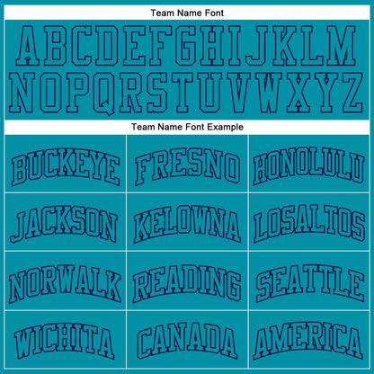 Custom Teal Teal-Navy Authentic Throwback Basketball Jersey - Sky-Custom