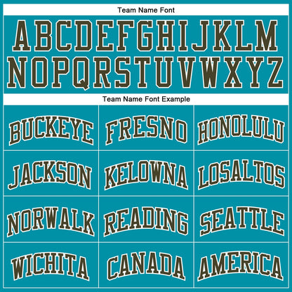 Custom Teal Olive-White Authentic Throwback Basketball Jersey - Sky-Custom