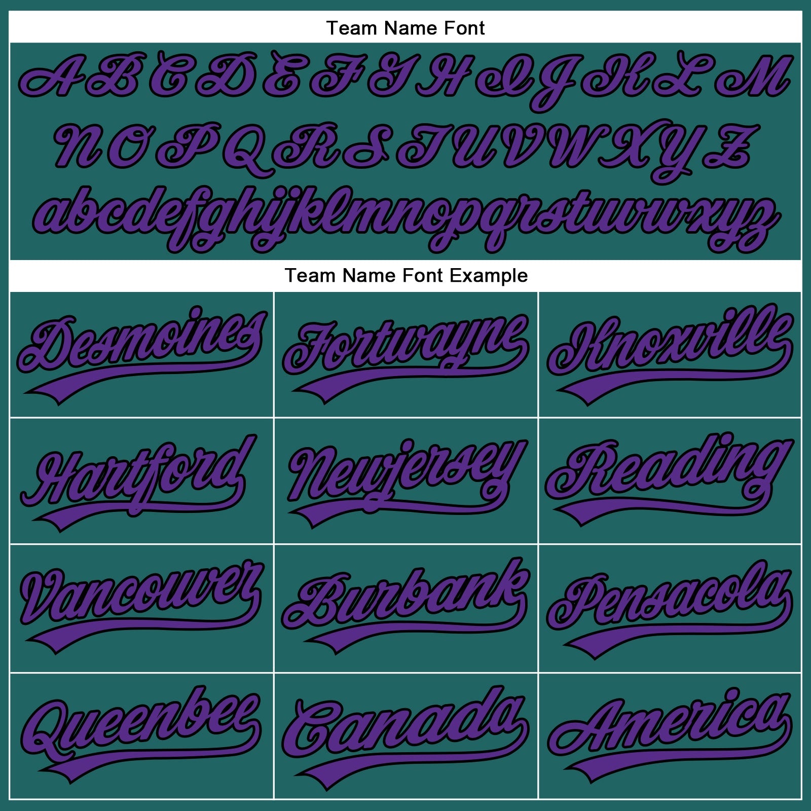 Custom Teal Purple Pinstripe Black Authentic Baseball Jersey - Sky-Custom