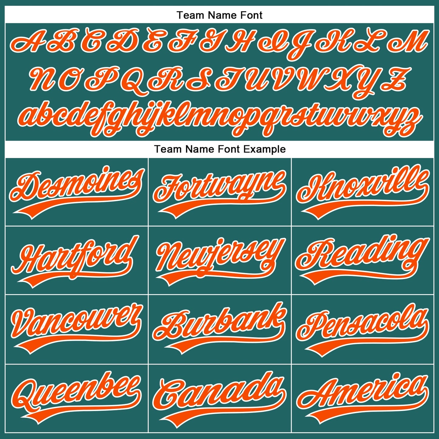 Custom Teal White Pinstripe Orange Authentic Baseball Jersey - Sky-Custom