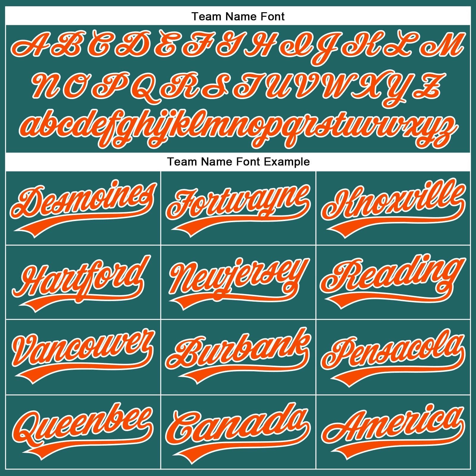 Custom Teal White Pinstripe Orange Authentic Baseball Jersey - Sky-Custom