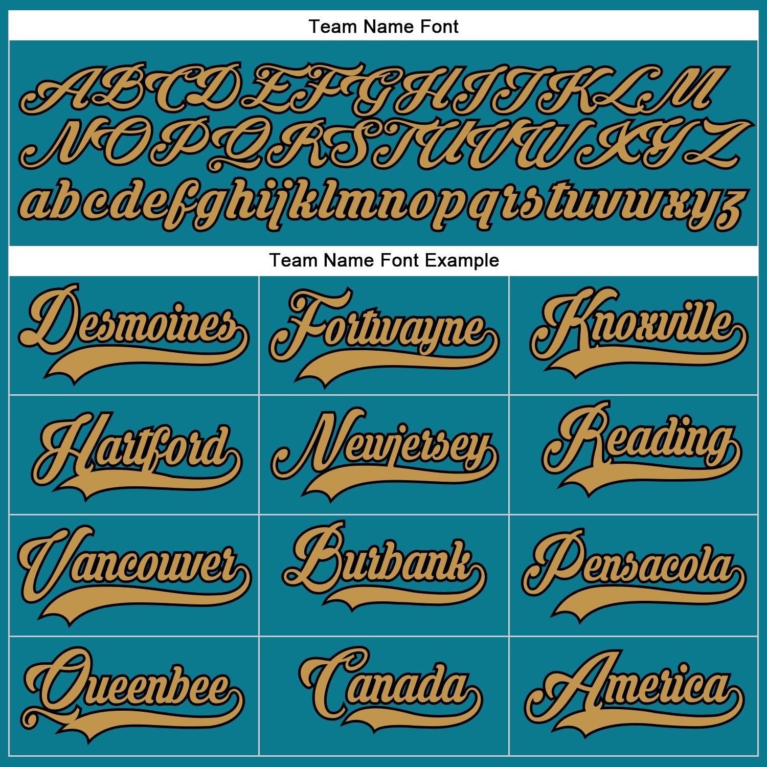 Custom Teal Old Gold-Black Hockey Lace Neck Jersey - Sky-Custom
