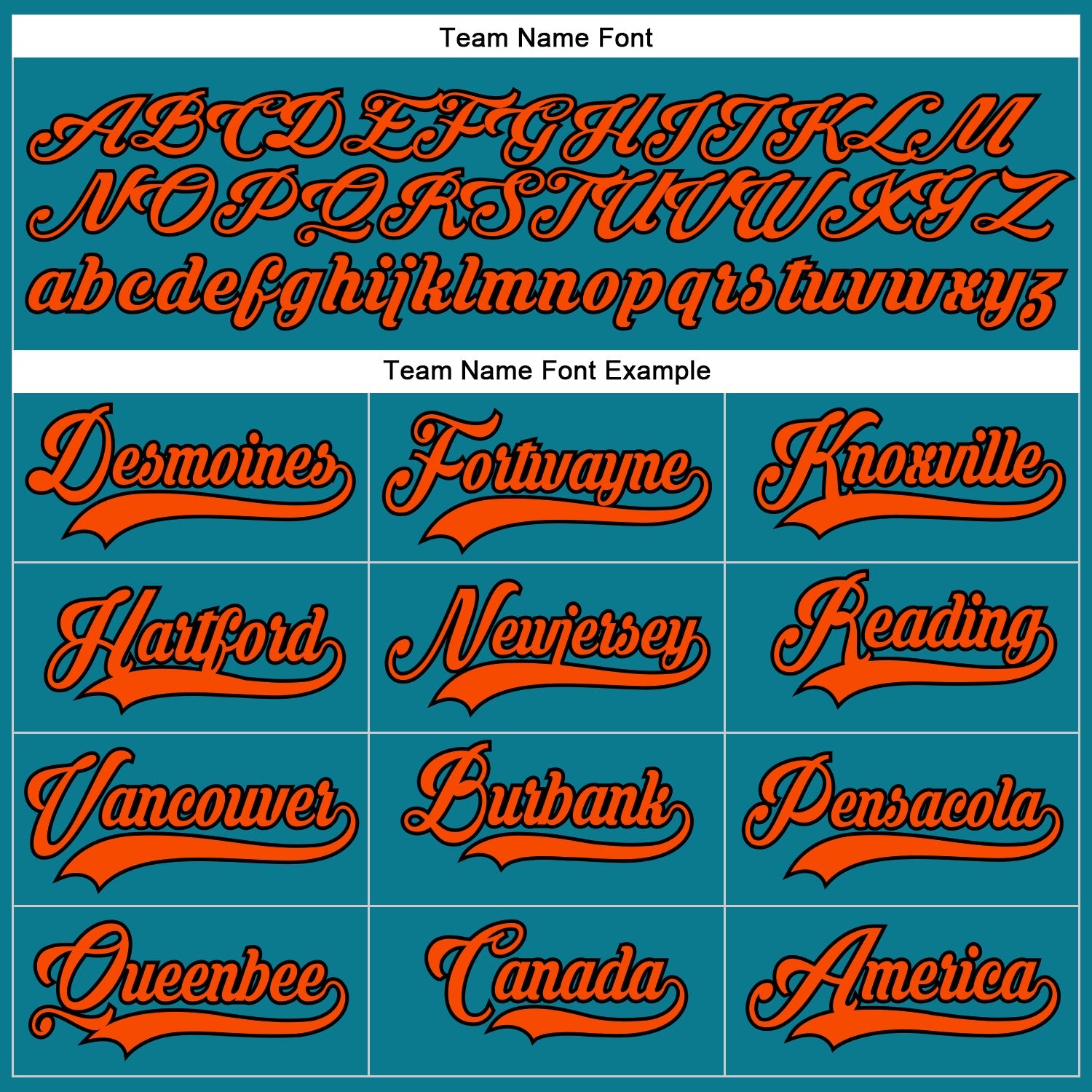 Custom Teal Orange-Black Hockey Lace Neck Jersey - Sky-Custom