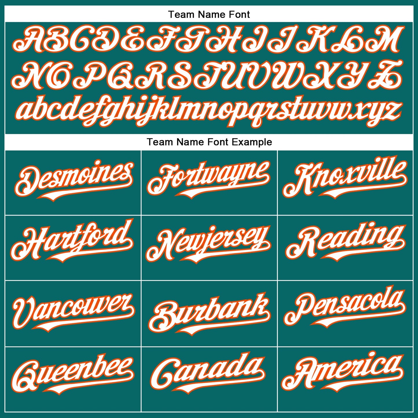 Custom Teal White-Orange Authentic Baseball Jersey - Sky-Custom
