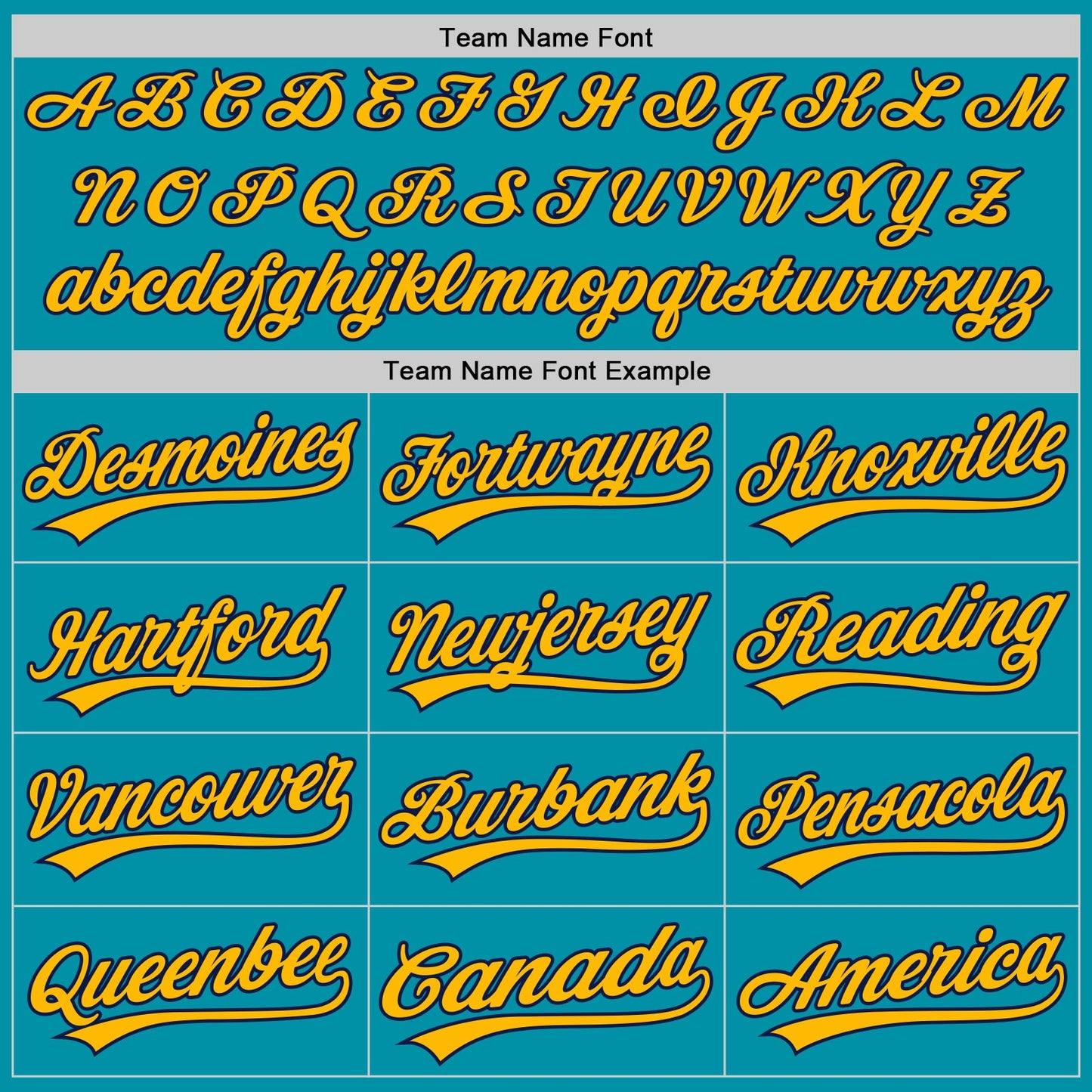 Custom Teal Navy-Gold Authentic Throwback Baseball Jersey - Sky-Custom