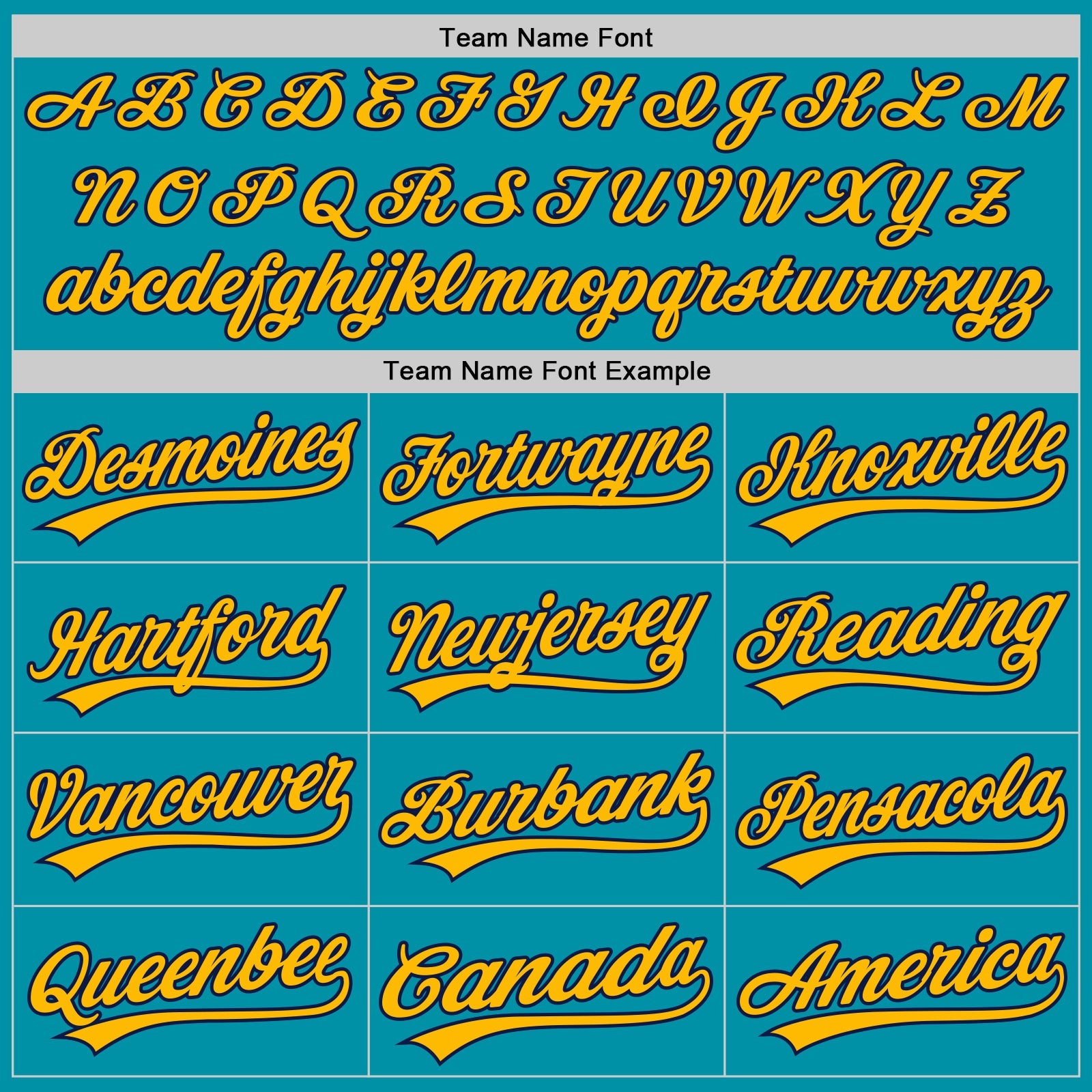 Custom Teal Navy-Gold Authentic Throwback Baseball Jersey - Sky-Custom