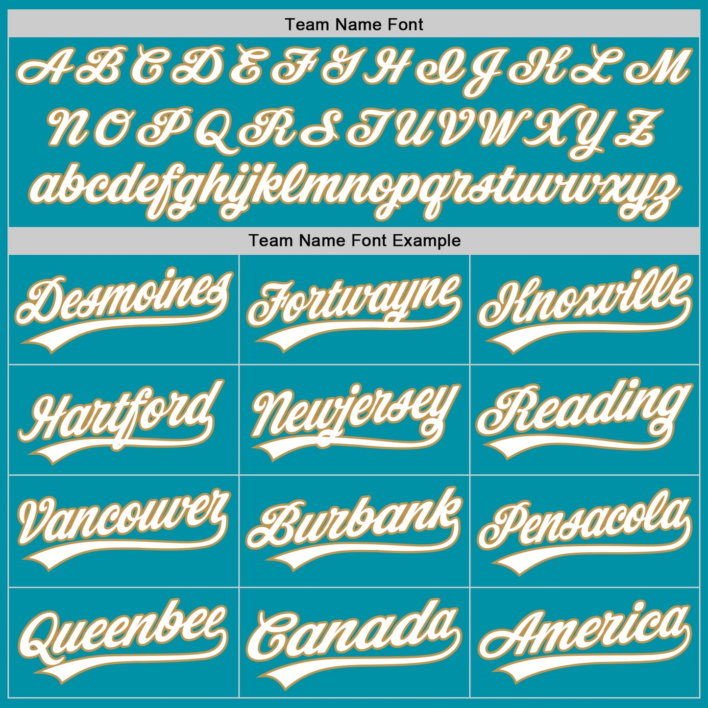 Custom Teal White-Old Gold Authentic Throwback Baseball Jersey - Sky-Custom