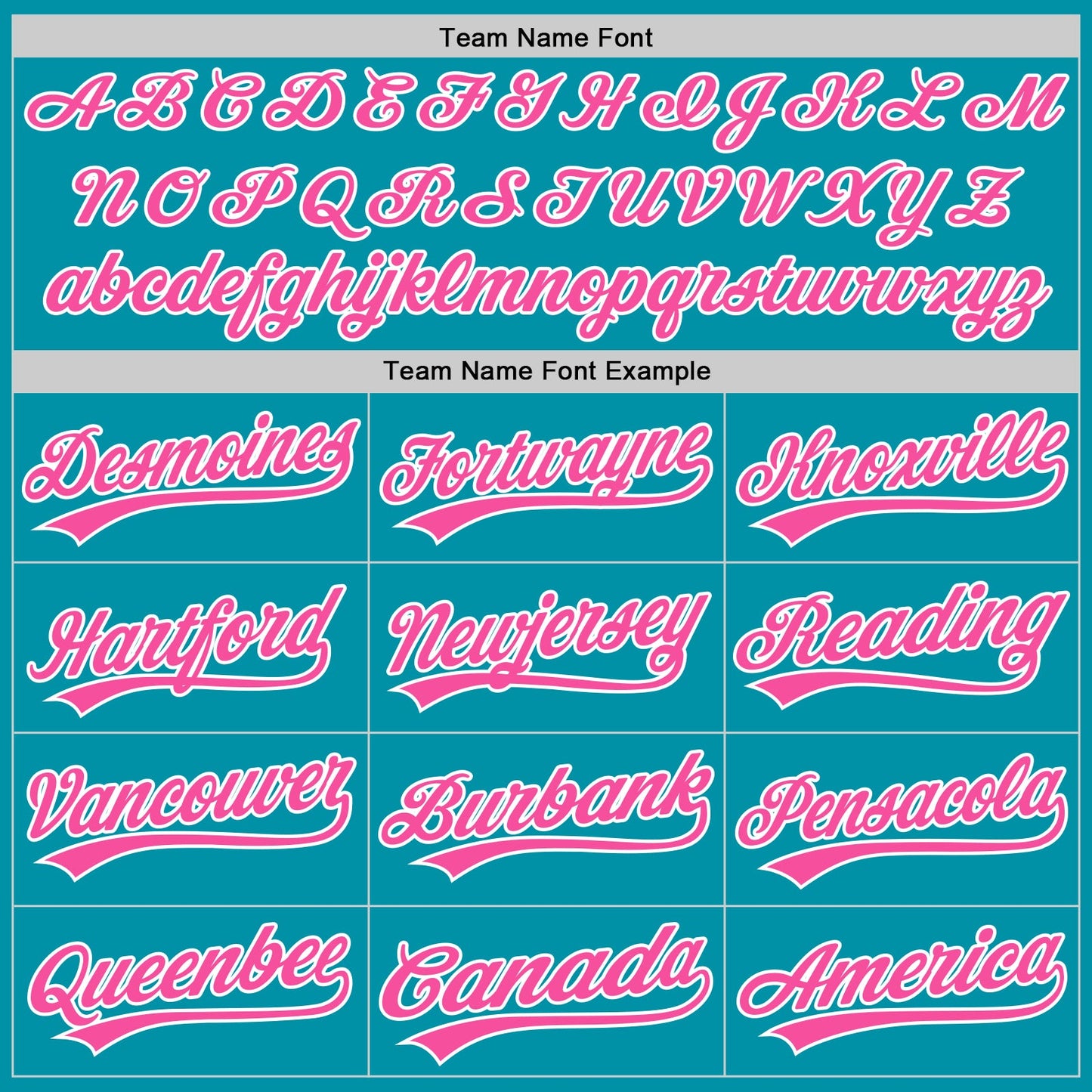 Custom Teal Pink-White Authentic Throwback Baseball Jersey - Sky-Custom