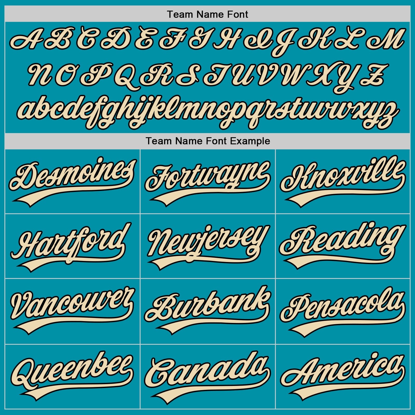 Custom Teal Black-Cream Authentic Throwback Baseball Jersey - Sky-Custom