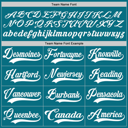 Custom Teal White Hockey Lace Neck Jersey - Sky-Custom