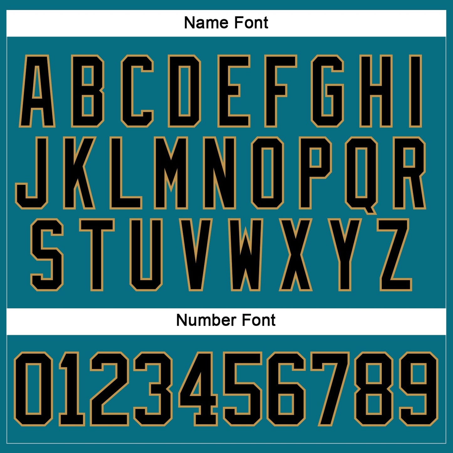 Custom Teal Black-Old Gold Hockey Lace Neck Jersey - Sky-Custom