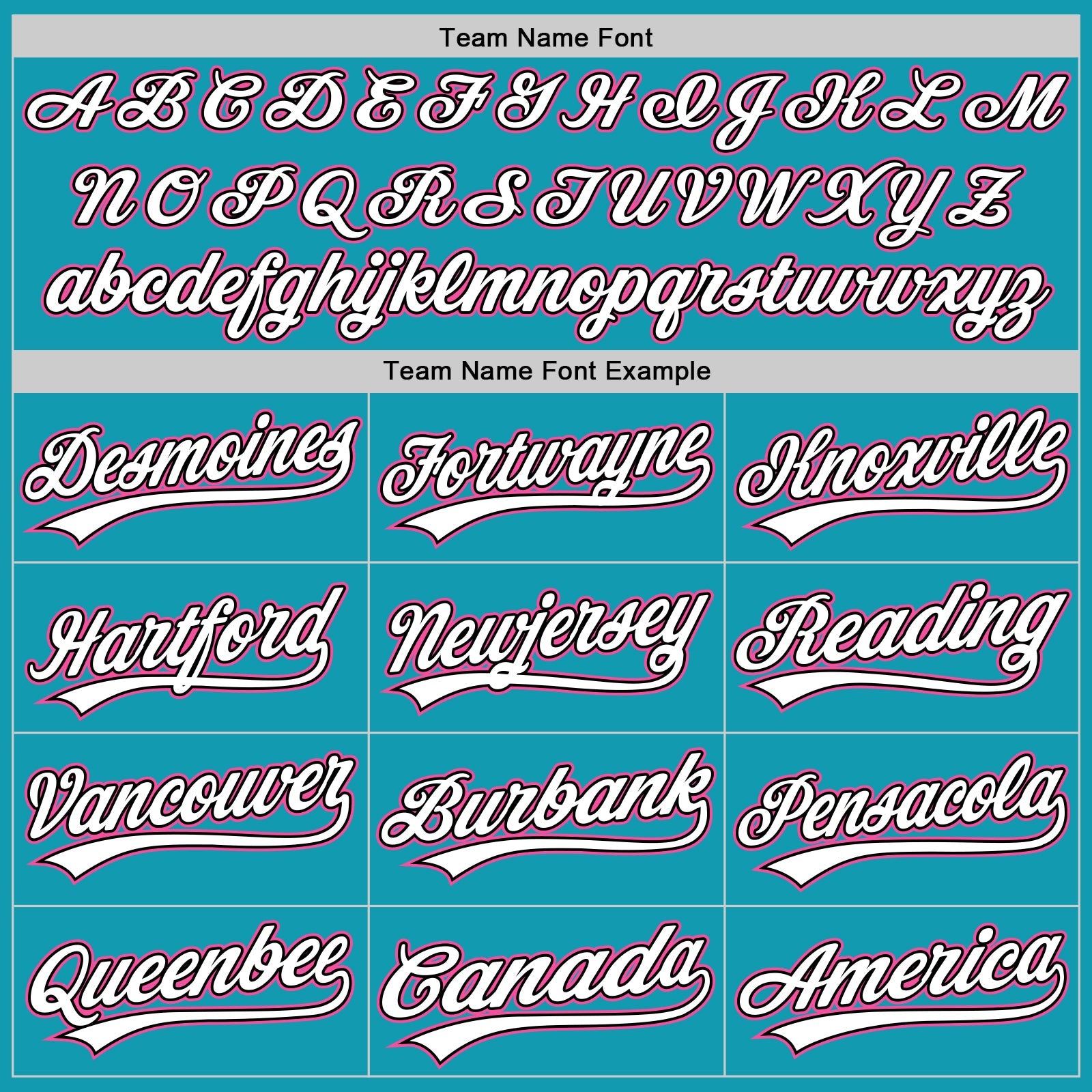 Custom Teal Black-Pink Authentic Throwback Baseball Jersey - Sky-Custom